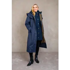 Jack Murphy dames lange regenjas  Malvern Navy