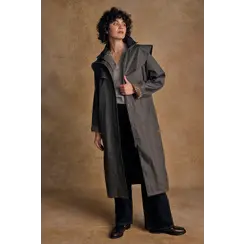 Jack Murphy Malvern ladies long trench Olive