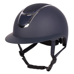Safety cap navy-silver