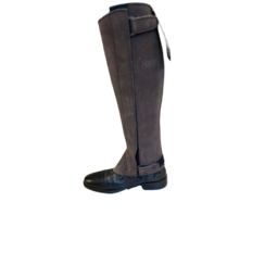 Soubirac chaps dark brown, calf size: 34 height: 41
