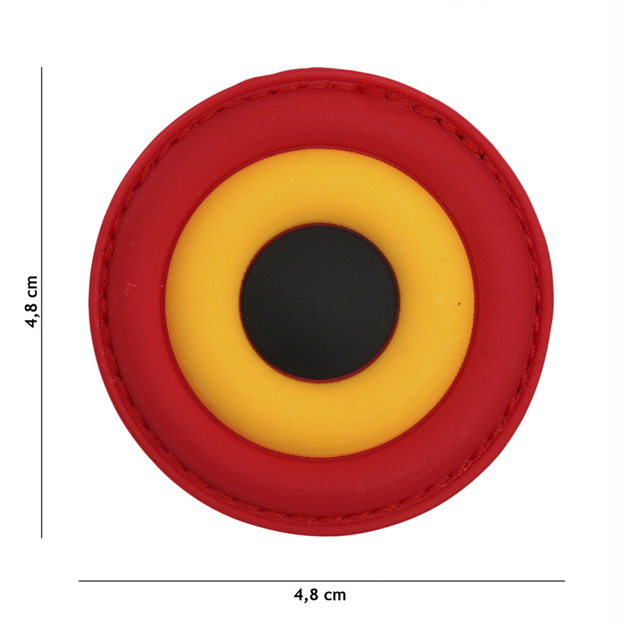 Embleem 3D PVC Belgium Air Force
