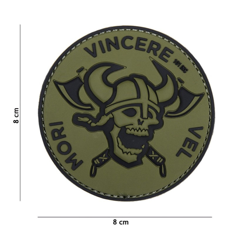 Embleem 3D PVC Mori Vincere Vel groen