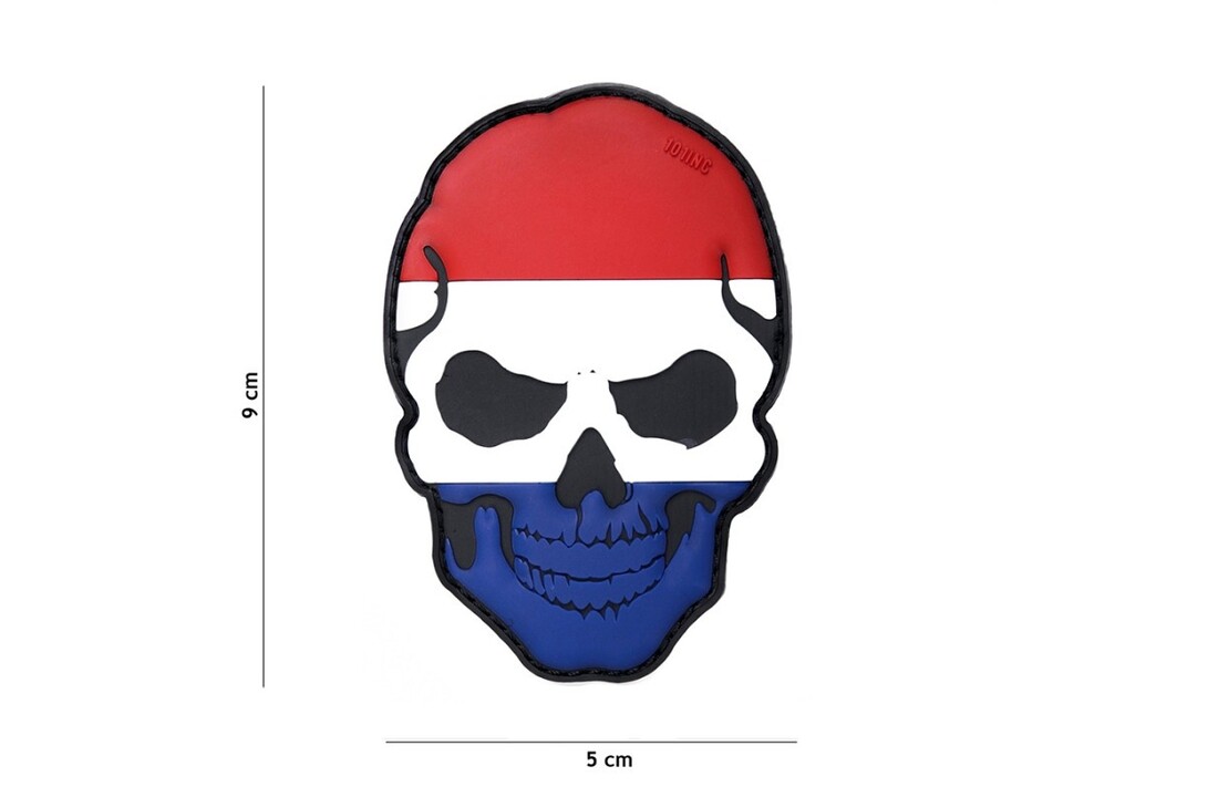 Embleem 3D PVC skull Nederland