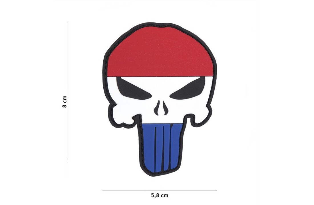 Embleem 3D PVC Punisher Nederland
