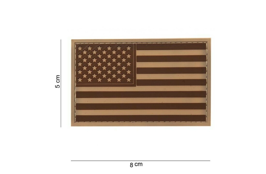 Patch 3D PVC vlag USA desert