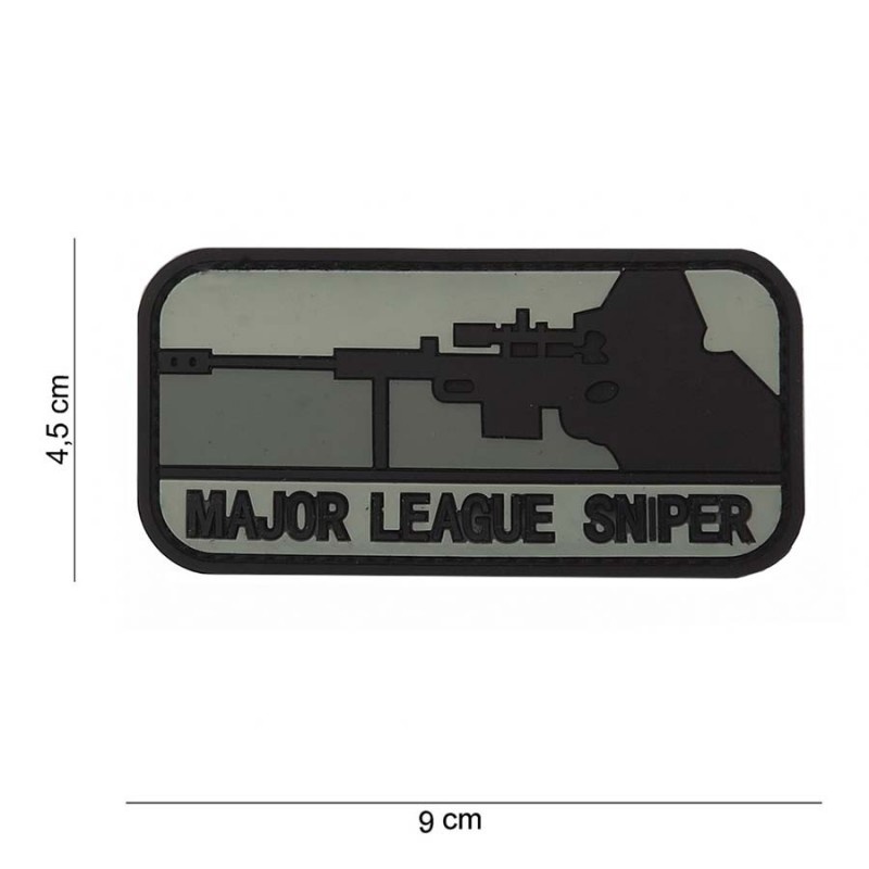 Embleem 3D PVC Major league Sniper dark