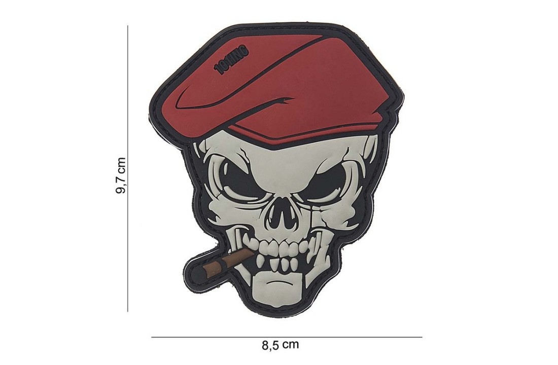 Embleem 3D PVC Skull sigaar
