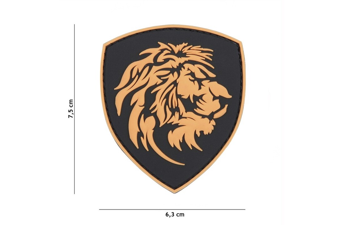 Embleem 3D PVC Nederlandse leeuw