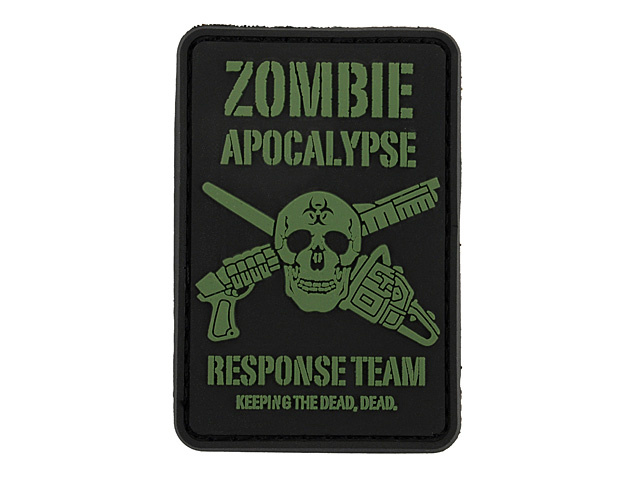 Embleem 3D PVC Zombie Apocalypse