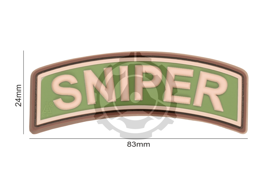 Sniper Tab Rubber Patch Multicam