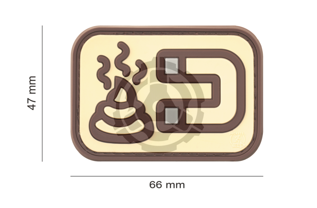 Shit Magnet Rubber Patch Desert