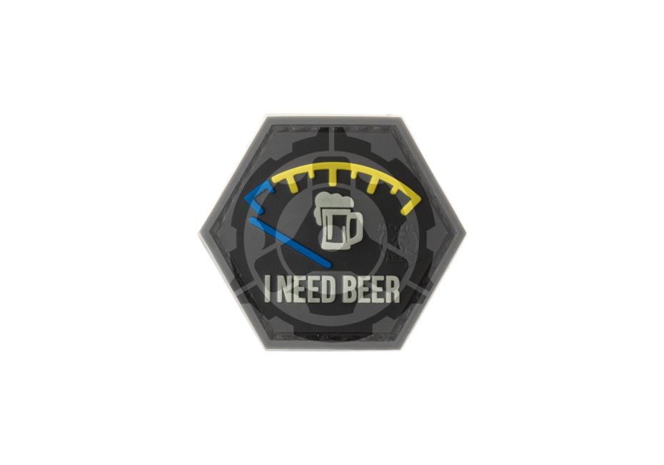 I need Beer Rubber Patch Blue