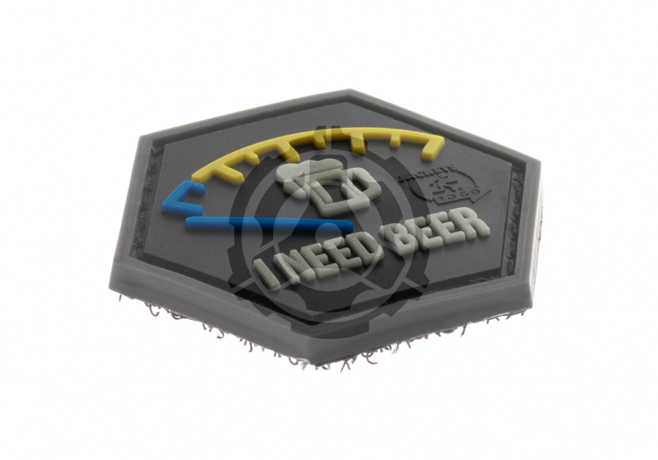 I need Beer Rubber Patch Blue
