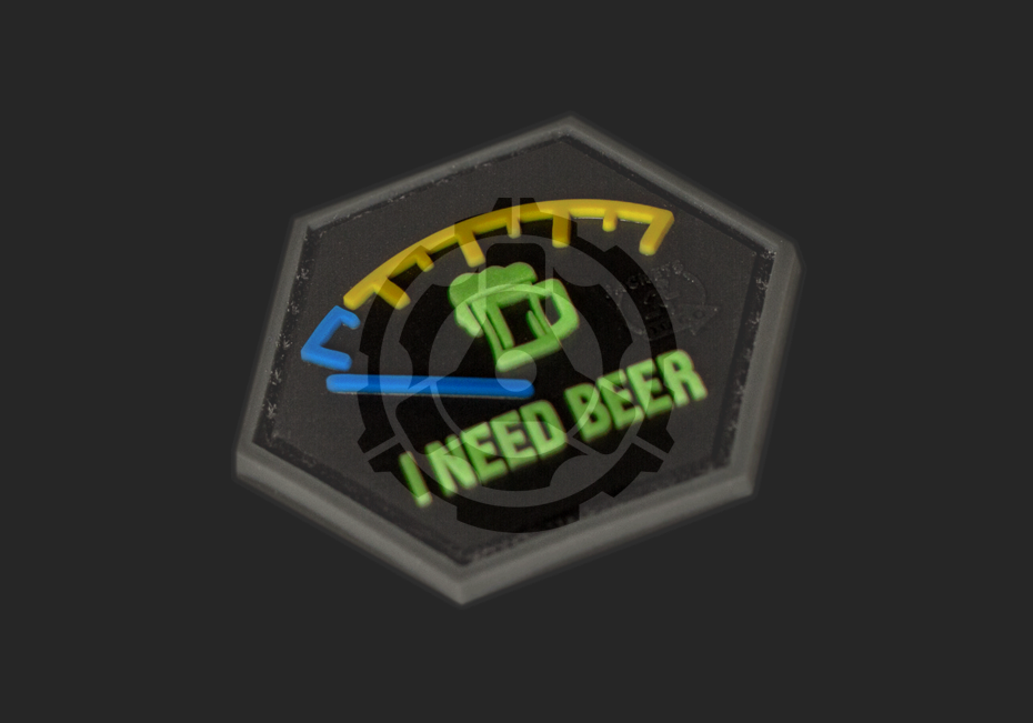 I need Beer Rubber Patch Blue