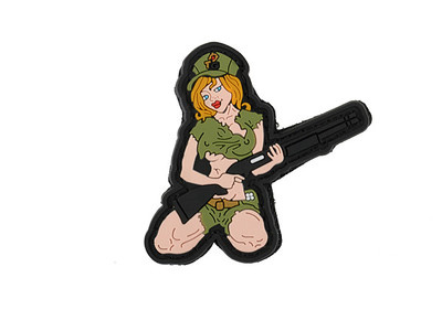 SHOTGUN GIRL PVC PATCH