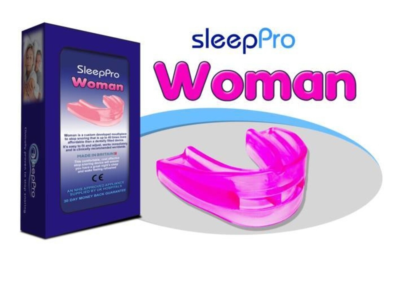 SleepPro Snurkbeugel voor Vrouwen - Pink