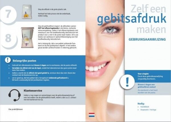 Knarsbitje Gebitsafdruk garantieset