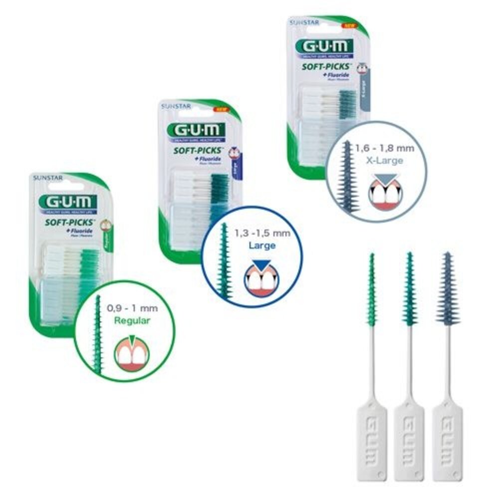 Soft-Picks Original Large Ragers - 40 stuks