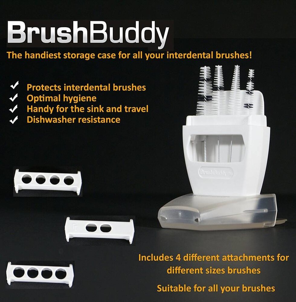 BrushBuddy Wit - Ragers houder