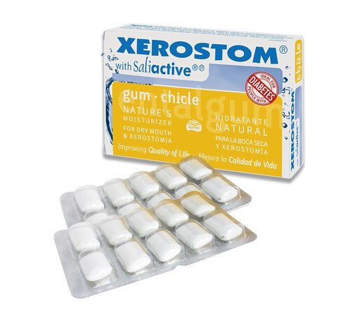 Gum - Kauwgum tegen droge mond en Xerostomie Gum - Kauwgum tegen droge mond en Xerostomie