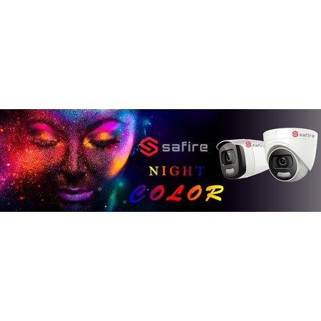 Safire / hikvision 4 Camera 4MP Night color set
