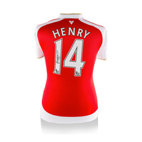 Thierry Henry signed Arsenal shirt 2015-16