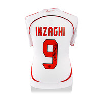 Filippo Inzaghi maglia firmata Milan 2006-07