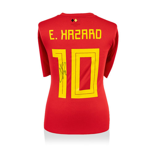 Eden Hazard maglia firmata Belgio 2018