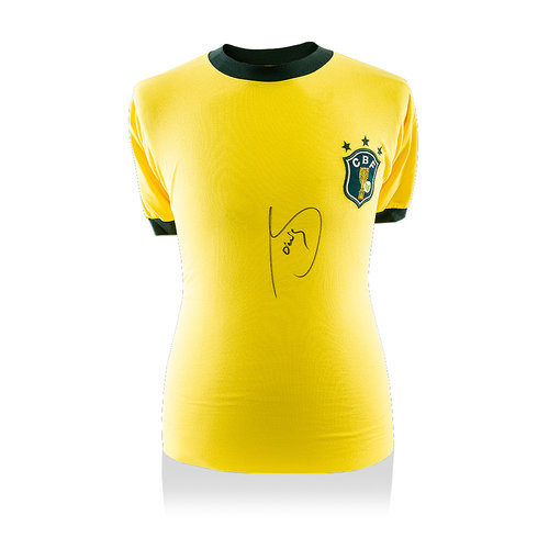 Socrates signed Brazil shirt 1982 World Cup