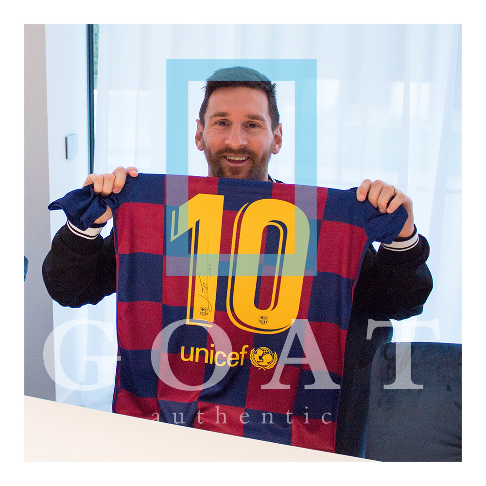 messi framed shirt