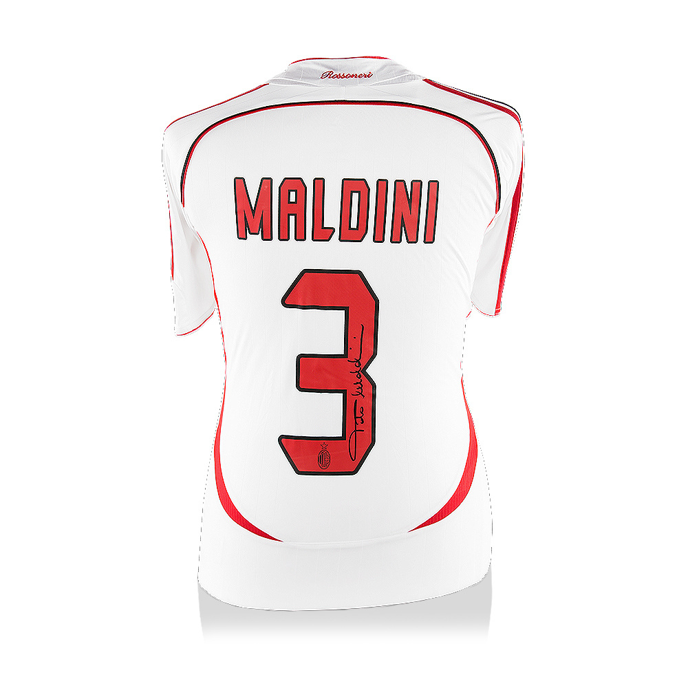 Paolo Maldini signed AC Milan shirt 2006-07 - GOAT authentic