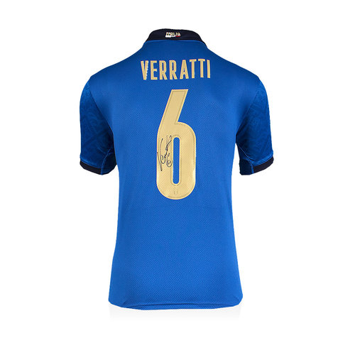 Marco Verratti signed Italy shirt 2020-21