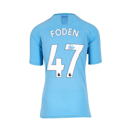 Phil Foden maglia firmata Manchester City 2019-20