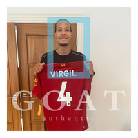 Virgil van Dijk maglia firmata Liverpool 2019-20 Virgil van Dijk maglia firmata Liverpool 2019-20