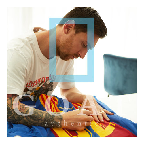 Lionel Messi maglia firmata Barcellona 2020-21 El Clásico - edizione speciale - incorniciata