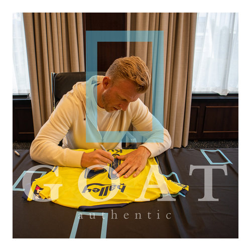 Dirk Kuyt signed Fenerbahçe shirt 2020-21 - framed