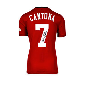 Eric Cantona maglia firmata Manchester United 2019-20