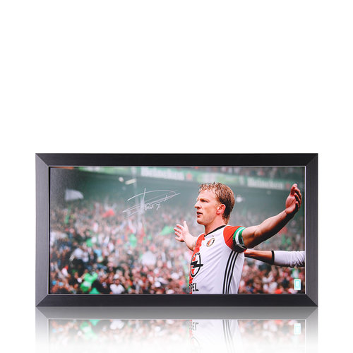 Dirk Kuyt foto panoramica firmata Feyenoord - Scudetto 2016/17 - incorniciata Dirk Kuyt foto panoramica firmata Feyenoord - Scudetto 2016/17 - incorniciata