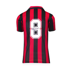 Marco Van Basten AC Milan Icons Shop Limited Autographed Home Jersey