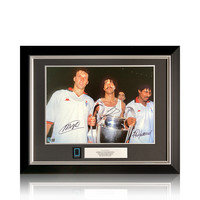 Rijkaard, Van Basten, Gullit foto firmata AC Milan EC I - incorniciata