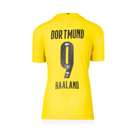 Erling Haaland maglia autografata Borussia Dortmund 2020-21