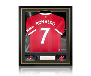 Cristiano Ronaldo signed and framed Man Utd shirt-out of stock - Pro Sports  Memorabilia