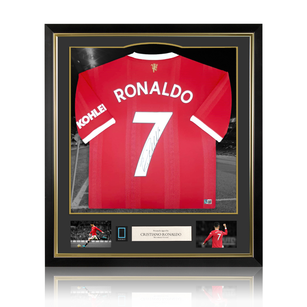 Cristiano Ronaldo maglia autografata Manchester United 2021-22