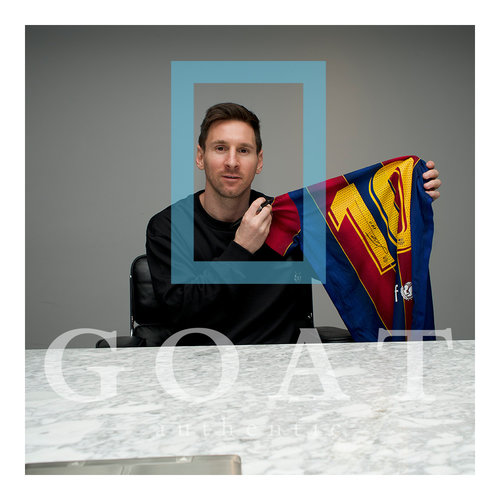 MATCH ISSUE Messi maglia autografata Barcellona 2020-21 - incorniciata