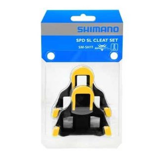 shimano cleats red yellow blue