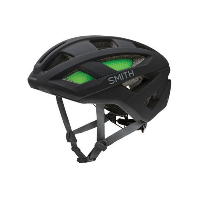 matt black cycling helmet