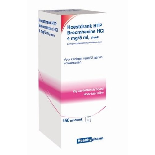 Healthypharm Healthypharm Hoestdrank 4mg/5 Ml - 150 Ml