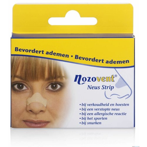 Nozovent Nozovent Neus Strip - 12 Stuks