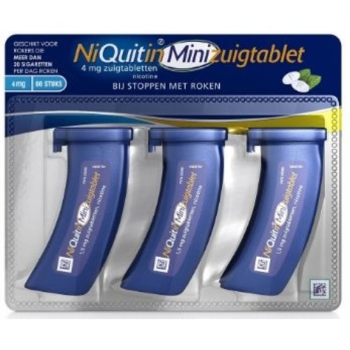 Niquitin Niquitin Mini 4mg - 60 Stuks