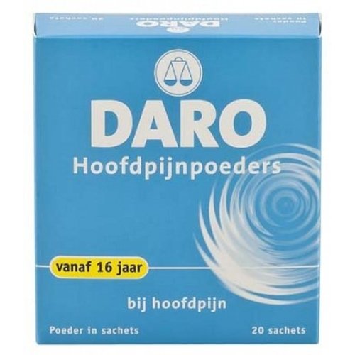 Daro Daro Hoofdpijnpoeders - 20 Pdr